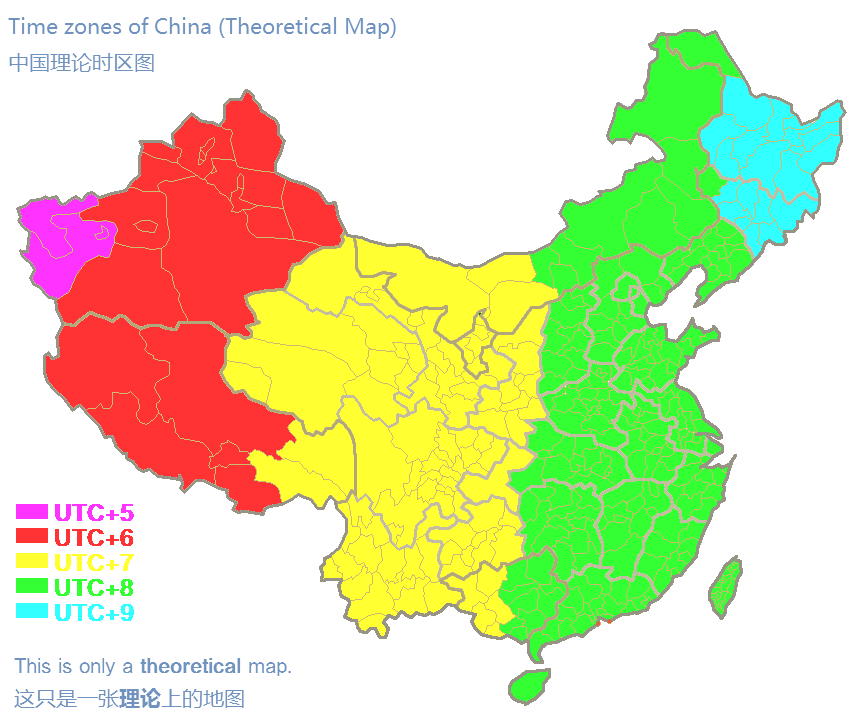 china time zones